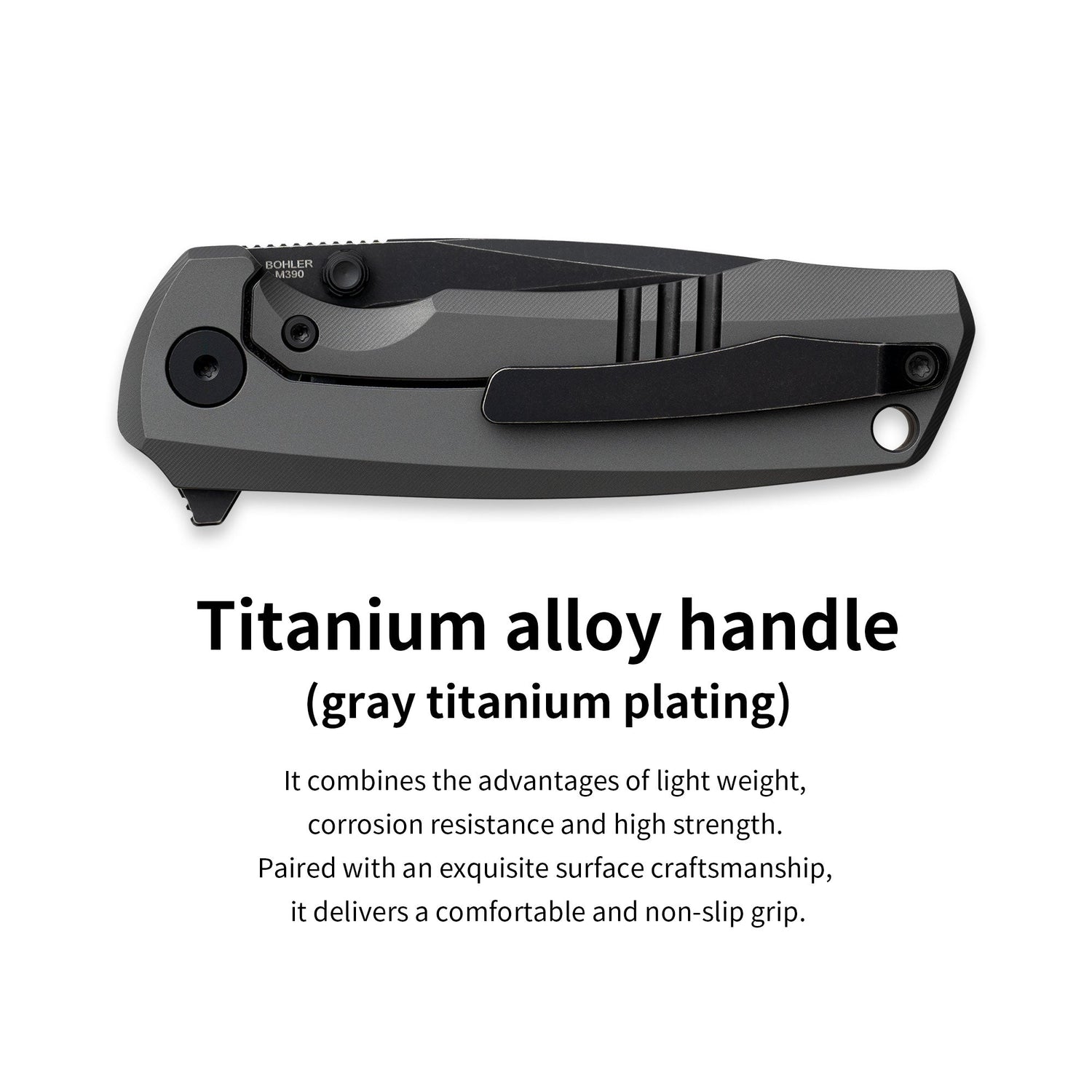 Ti-Bomber T065 Folding Knife –（2.95