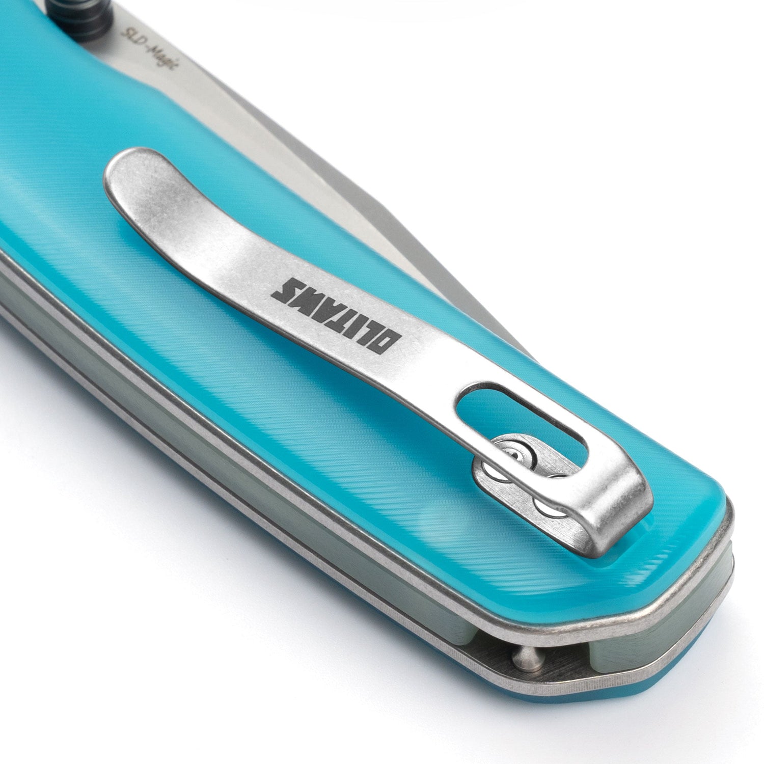 Gecko SE G080 (3.07''+SLD Magic+Blue Acrylic)-Liner Lock-thumb stud