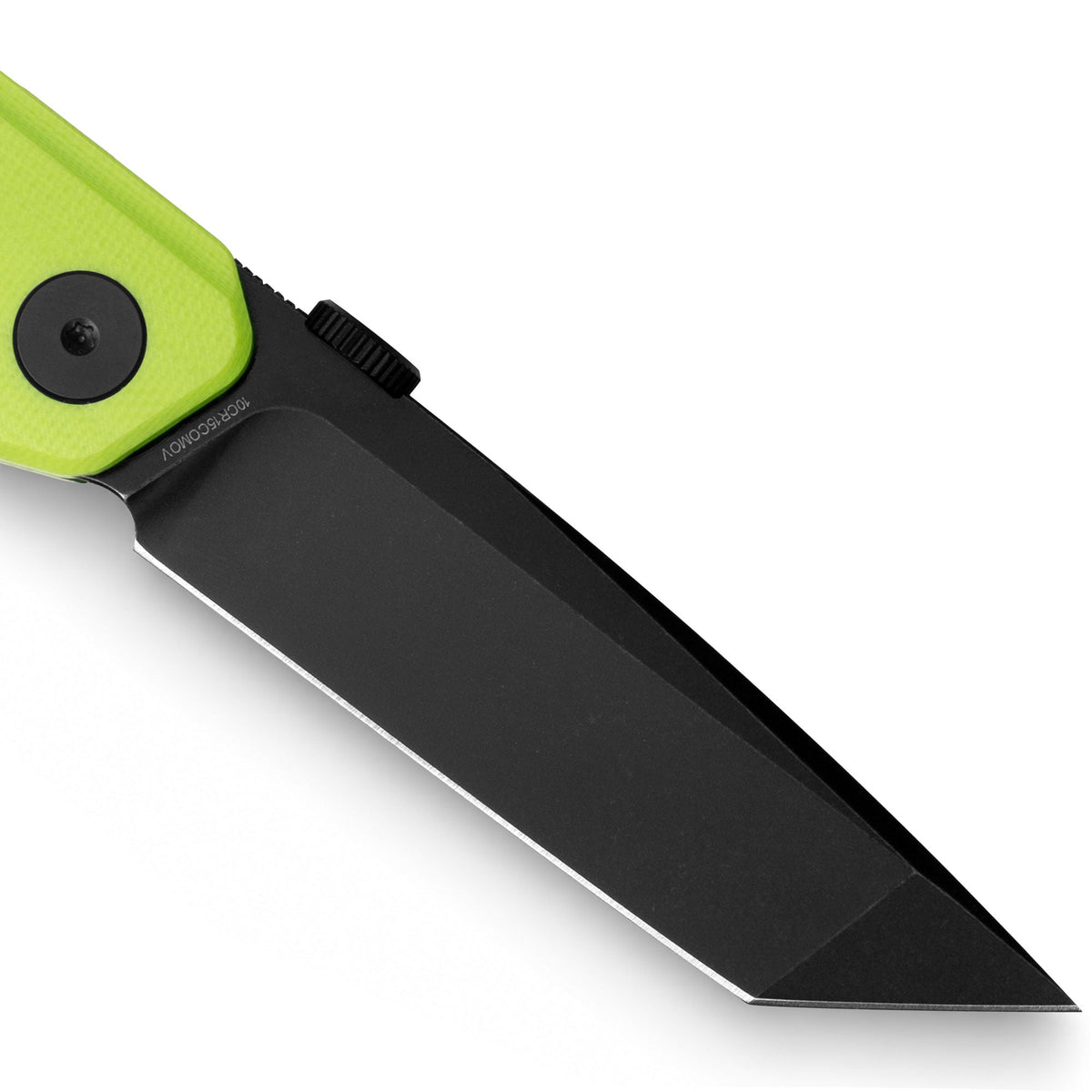 Stealth II G084 (3.22''+10Cr15MoV+Neon Green G10+PVD)