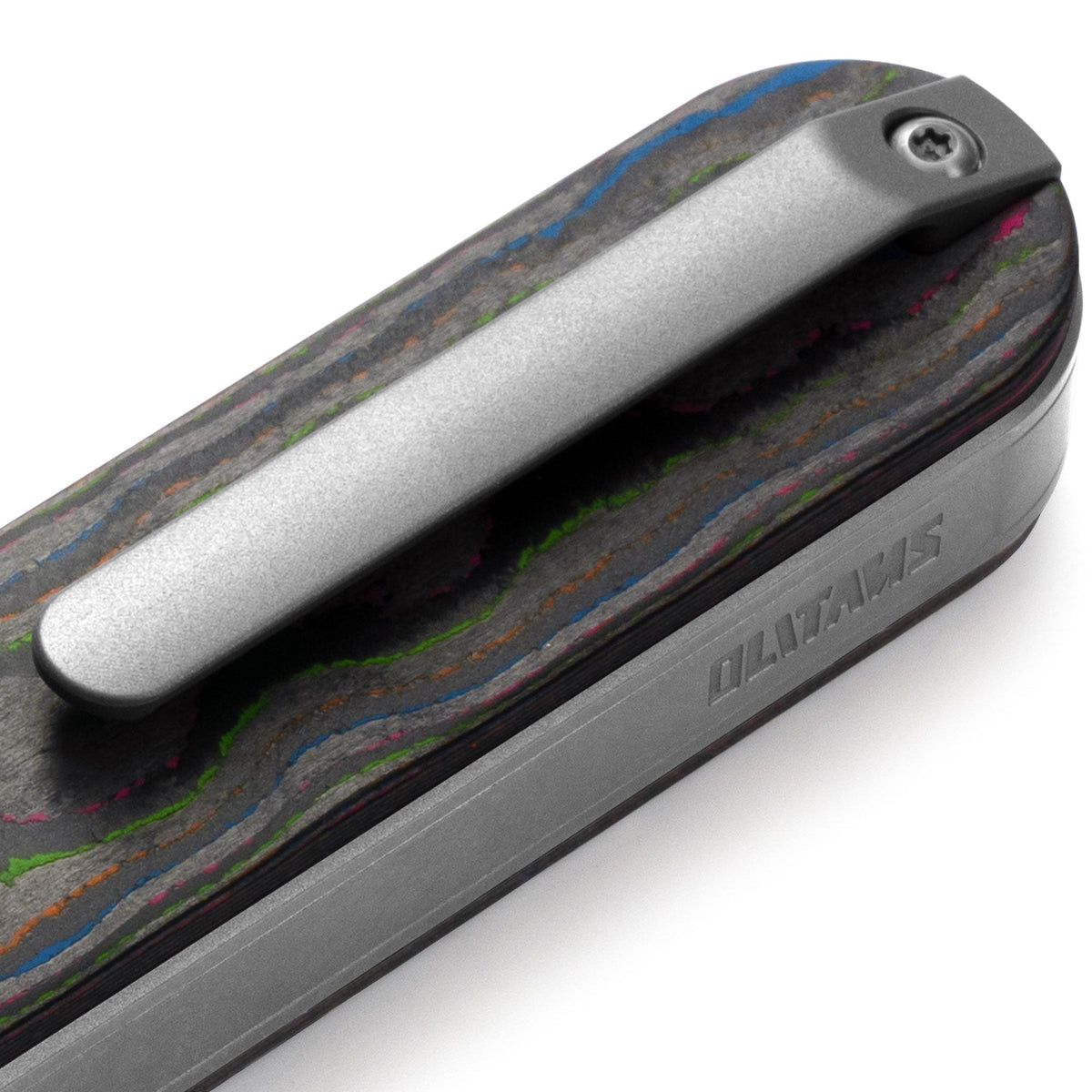 Rocket XL T081 (3.07''+M390+Neon Carbon Fiber)-Liner Lock-Front Flipper