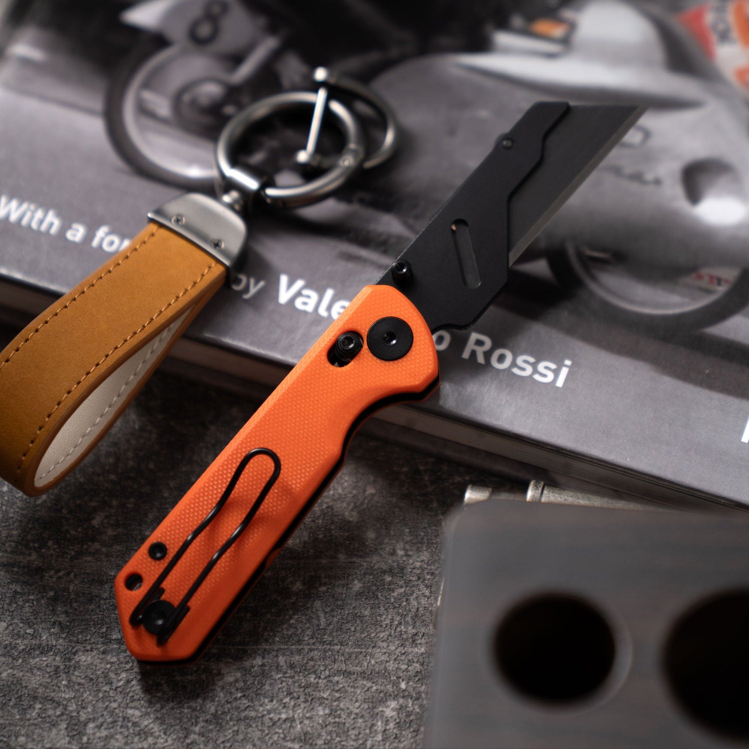 Adélie Penguins G076 Utility Knife (2.68