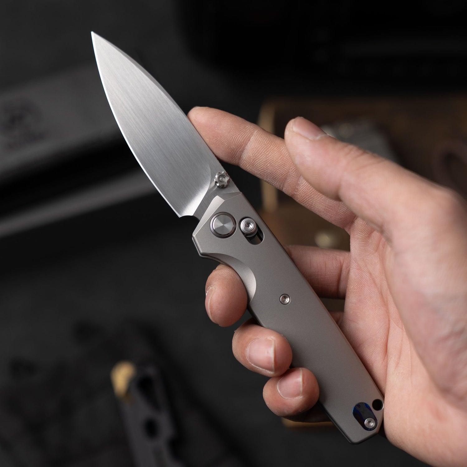Ti-Aero T075 Folding Knife –（3.23
