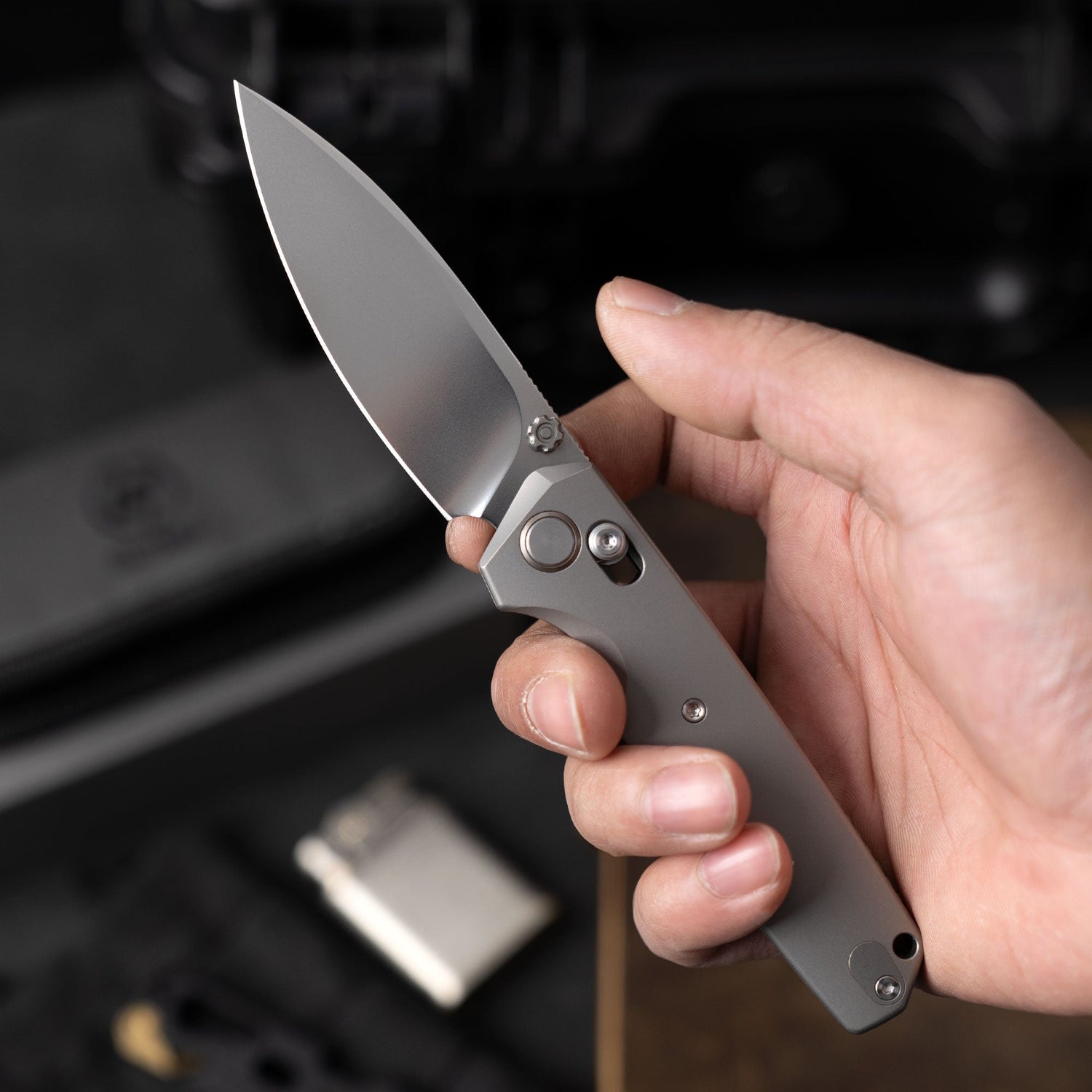 Ti-Aero T075 Folding Knife –（3.23