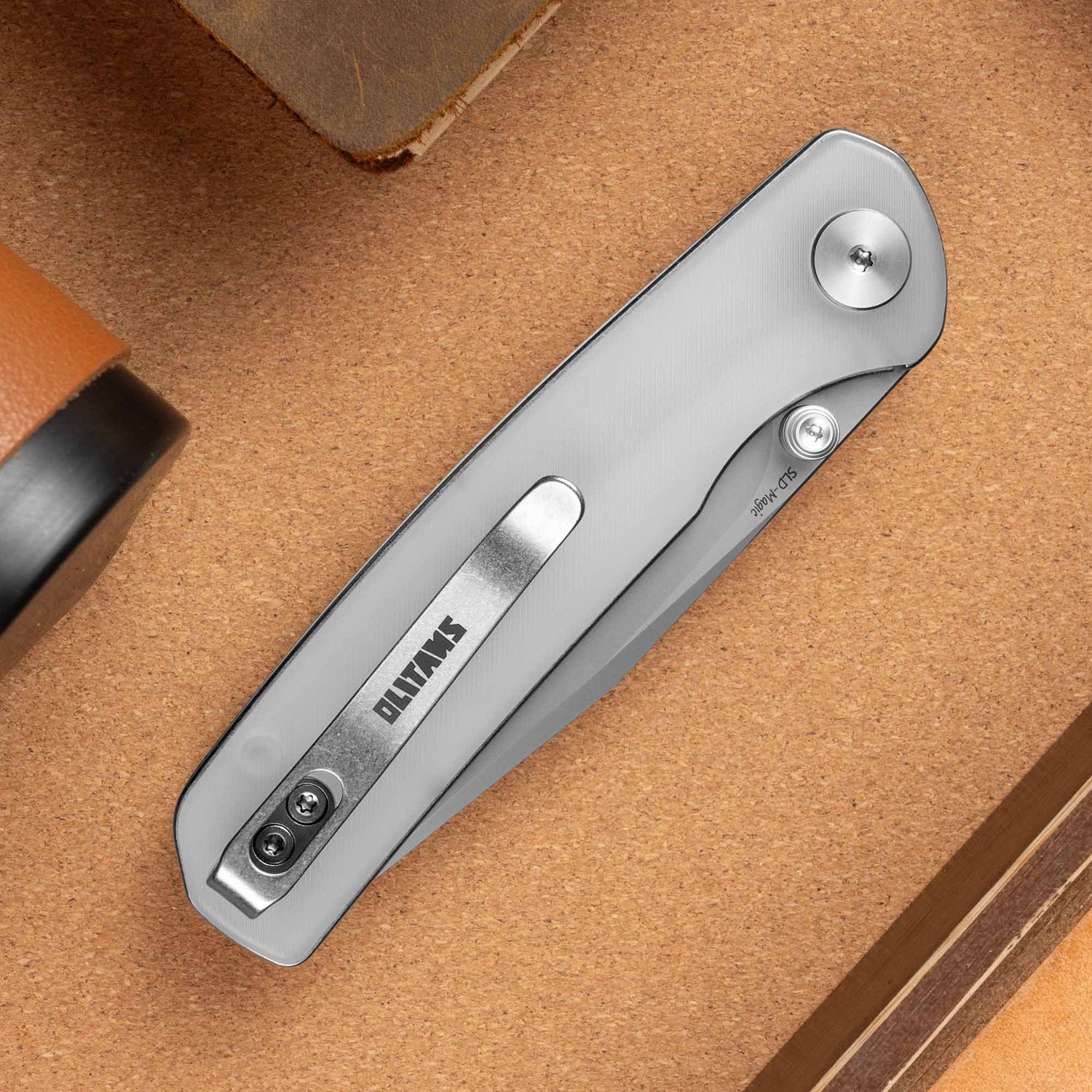 Gecko SE G080 (3.07''+SLD Magic+White Acrylic)-Liner Lock-thumb stud