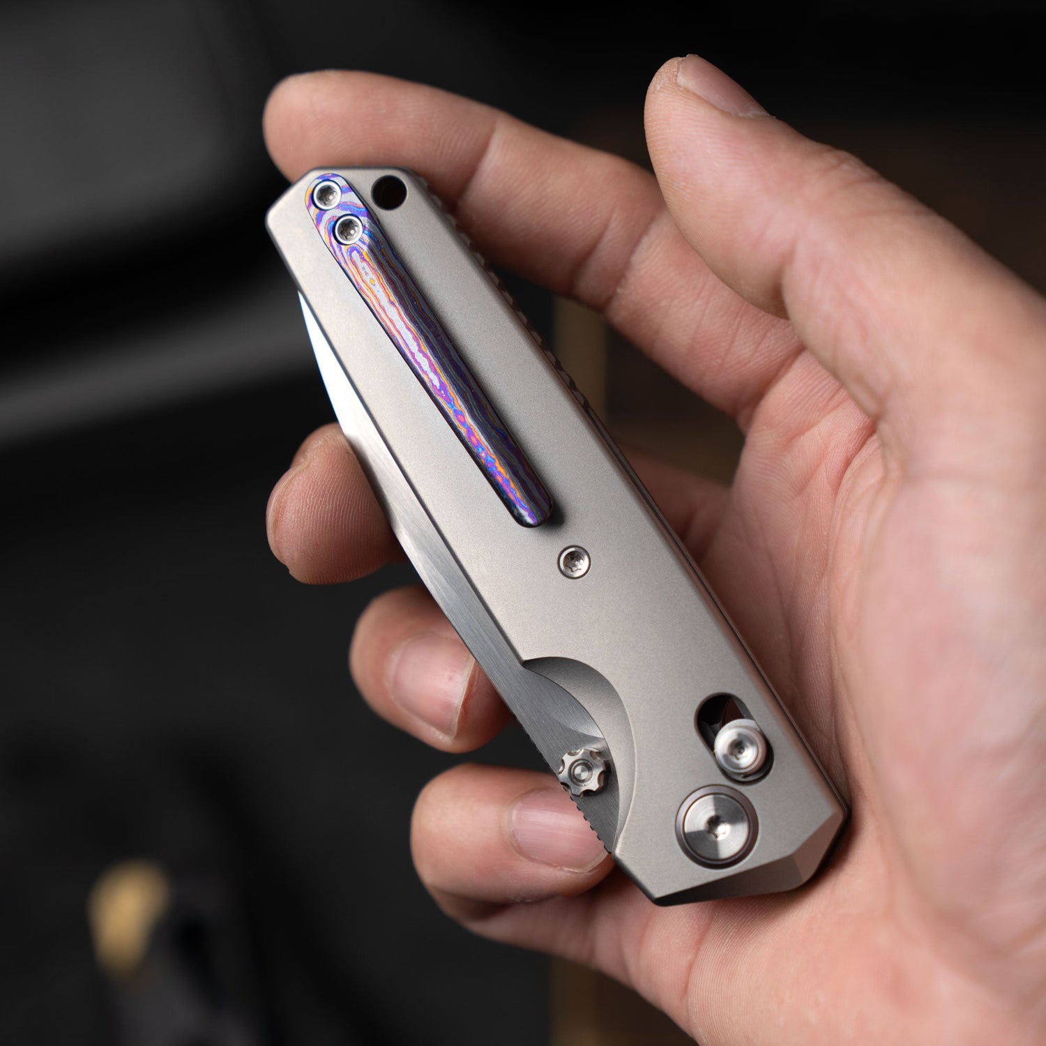Ti-Aero T075 Folding Knife –（3.23