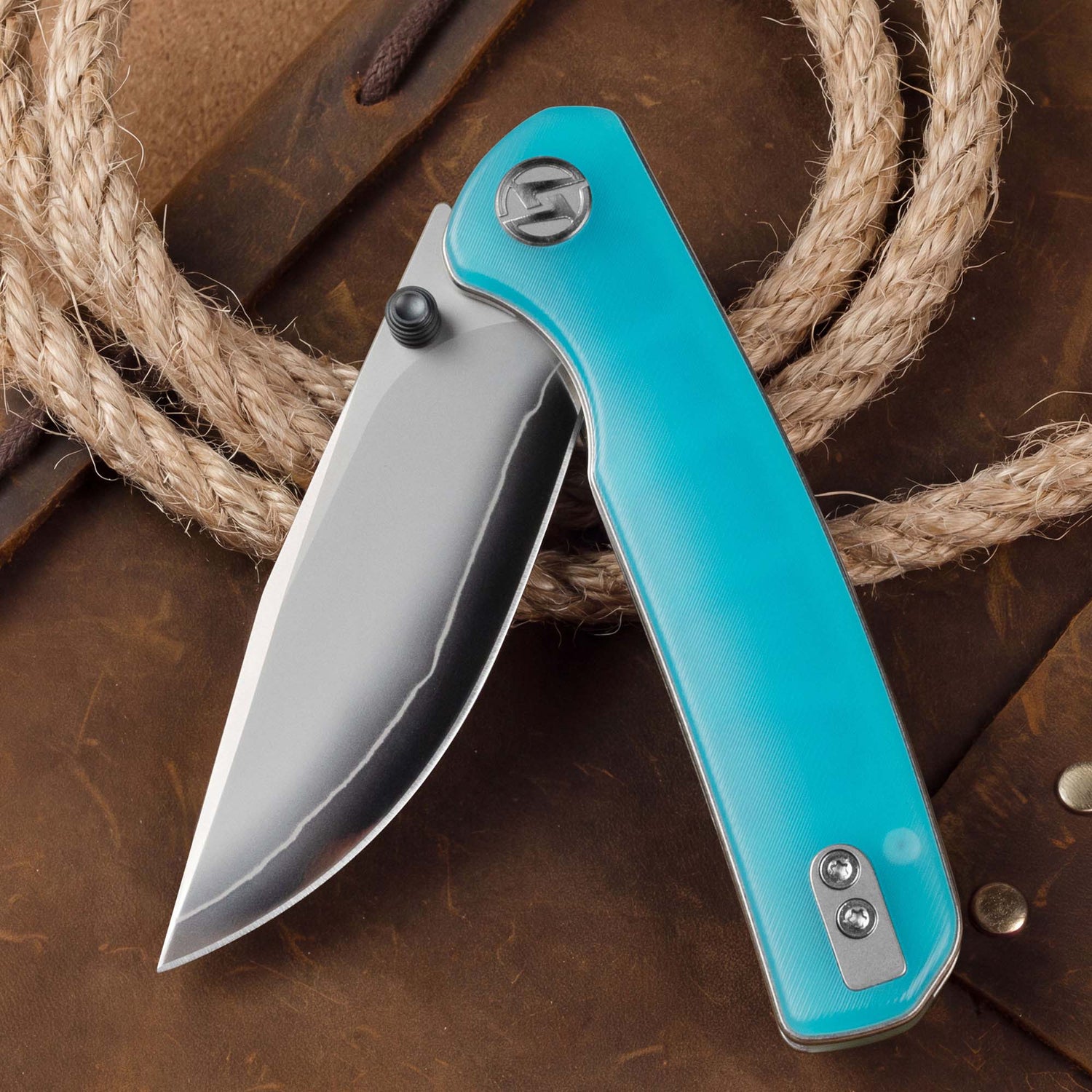 Gecko SE G080 (3.07''+SLD Magic+Blue Acrylic)-Liner Lock-thumb stud