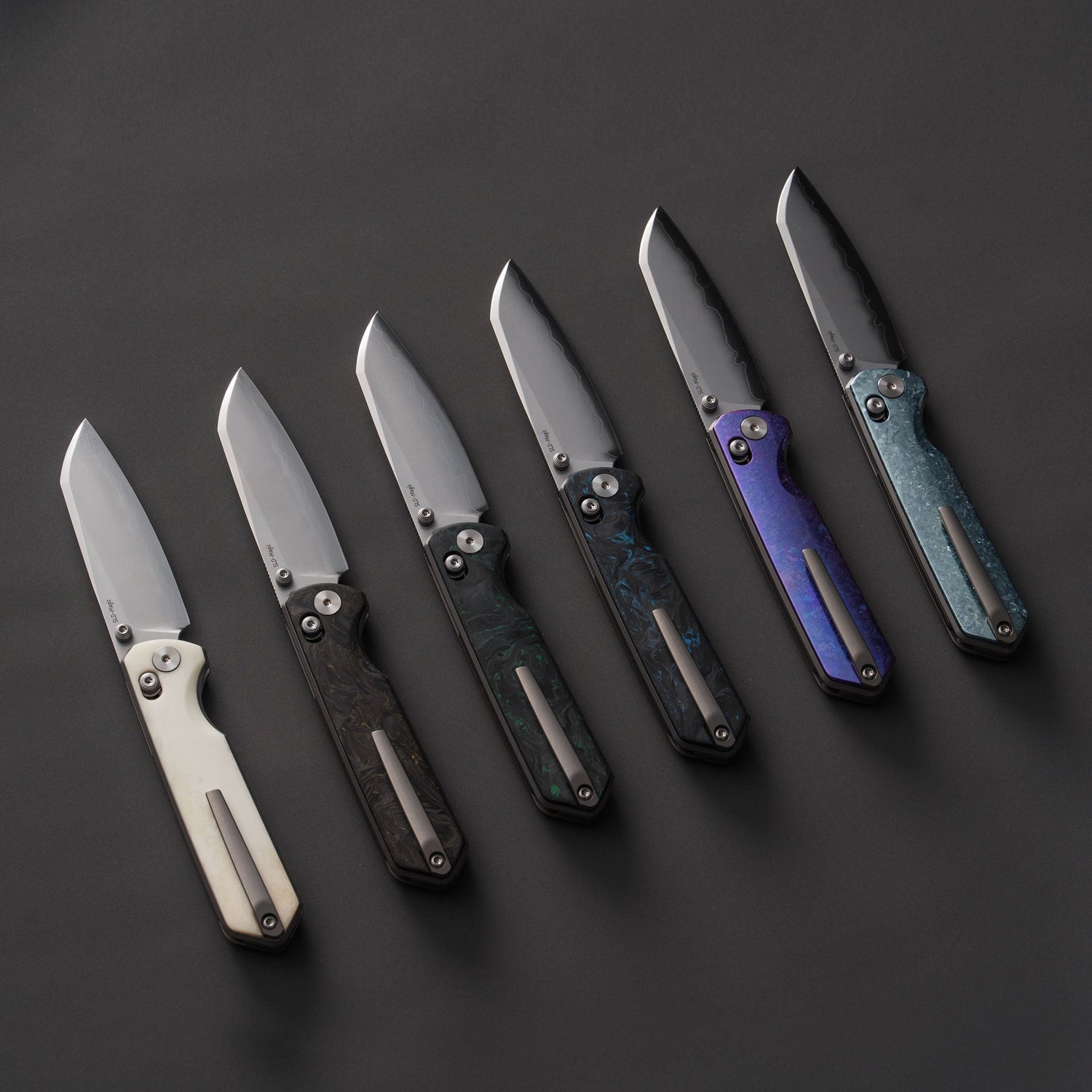 Imperial Penguin M060(3.35''+SLD Magic+Crystallized Titanium)-Axis lock-thumb stud