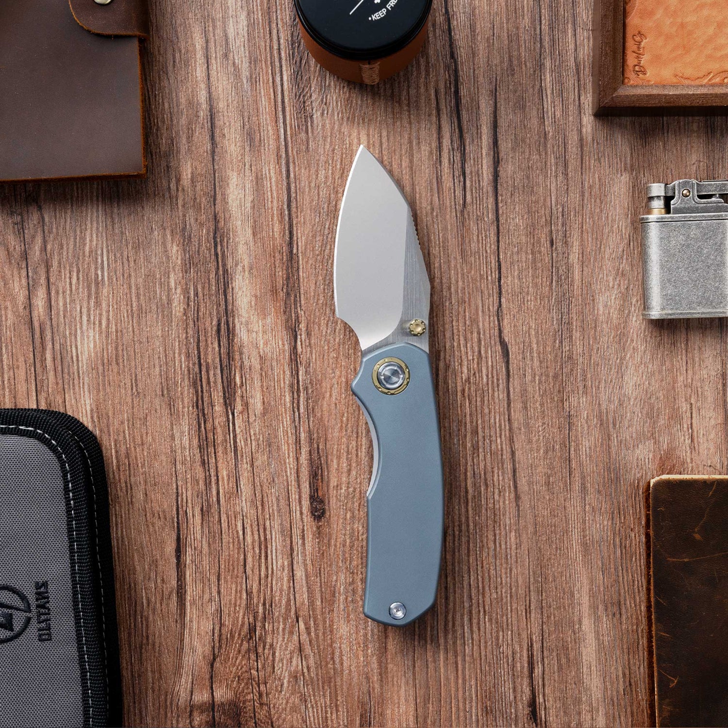 Mini Ti-Mastiff T074（ 2.36'' + Bohler M390 +Titanium ）Folding Knife