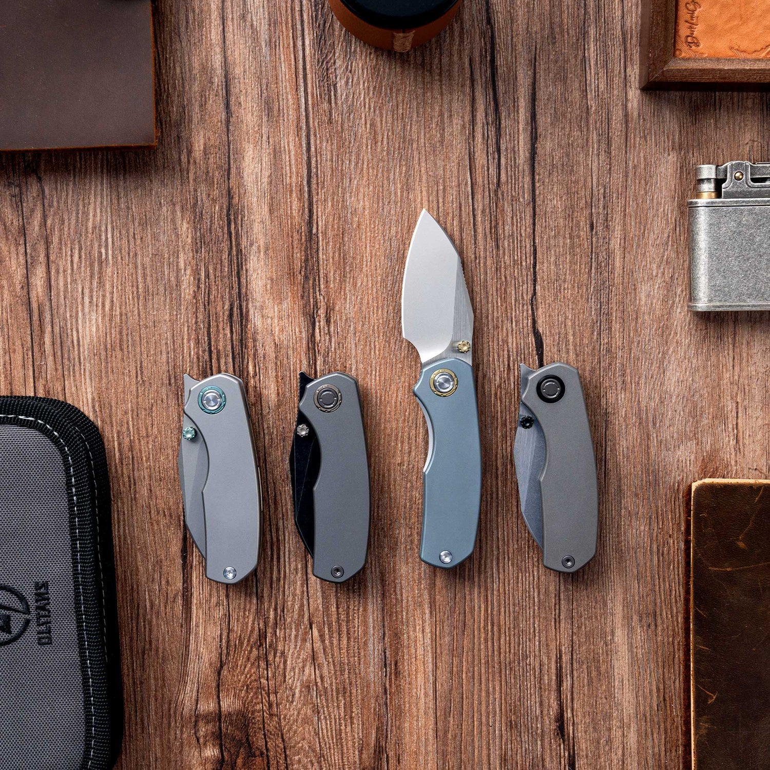 Mini Ti-Mastiff T074（ 2.36'' + Bohler M390 +Titanium ）Folding Knife