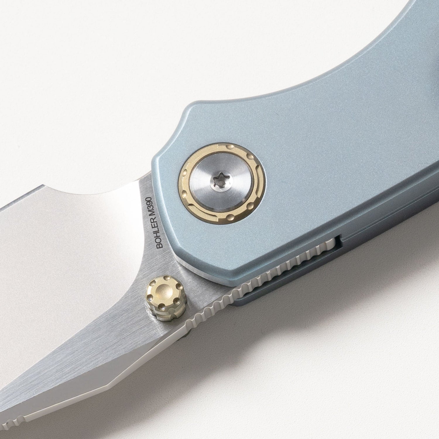 Mini Ti-Mastiff T074（ 2.36'' + Bohler M390 +Titanium ）Folding Knife