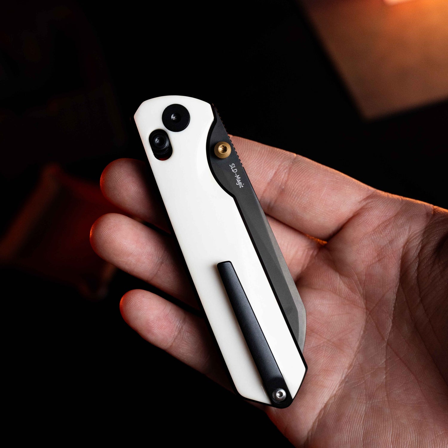 Imperial Penguin M060(3.35''+DLC-SLD Magic+Cow Bone)-Axis lock-thumb stud