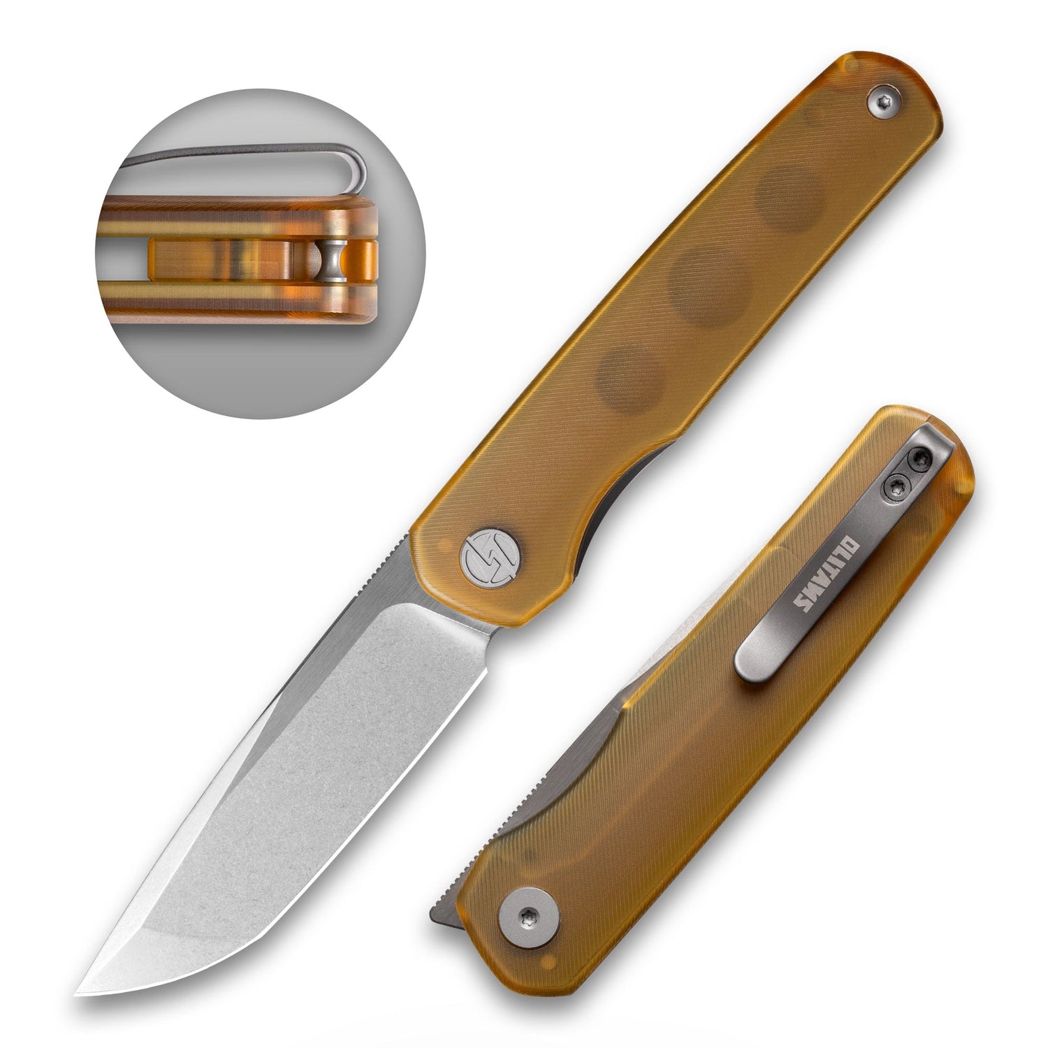 Stealth G047（3.07'' +14C28N +G10）Liner Lock-Front Flipper