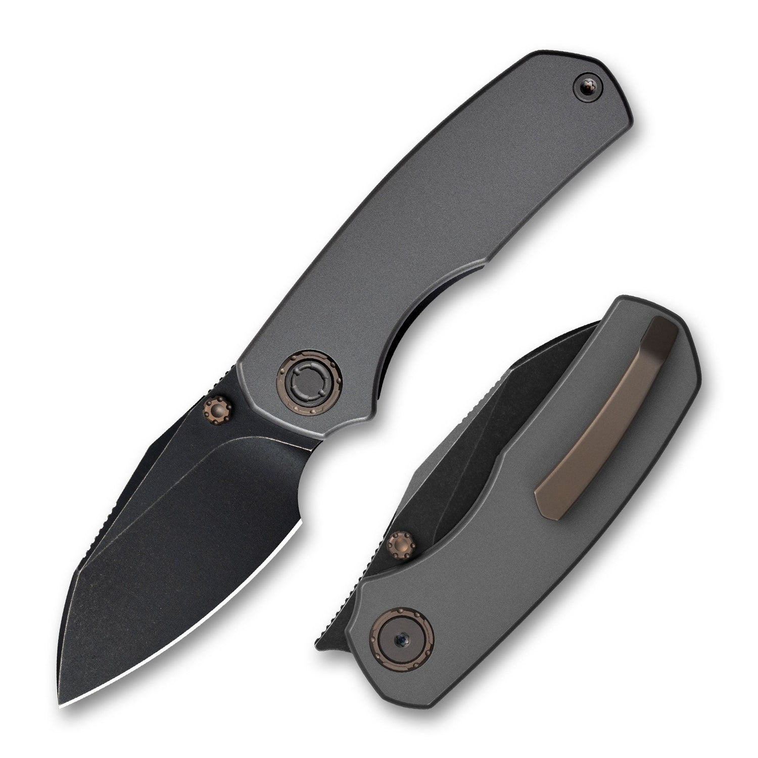 Mini Ti-Mastiff T074（ 2.36'' + Bohler M390 +Titanium ）Folding Knife