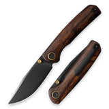 M070-SLD Folding Knife(3.07"+SLD Magic+Wood)-Liner Lock-thumb stud-OLITANS