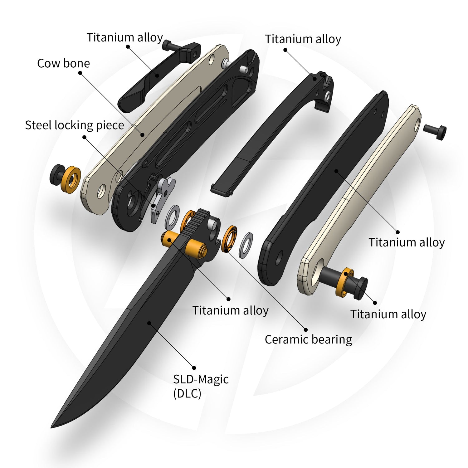 M070-SLD Folding Knife(3.07