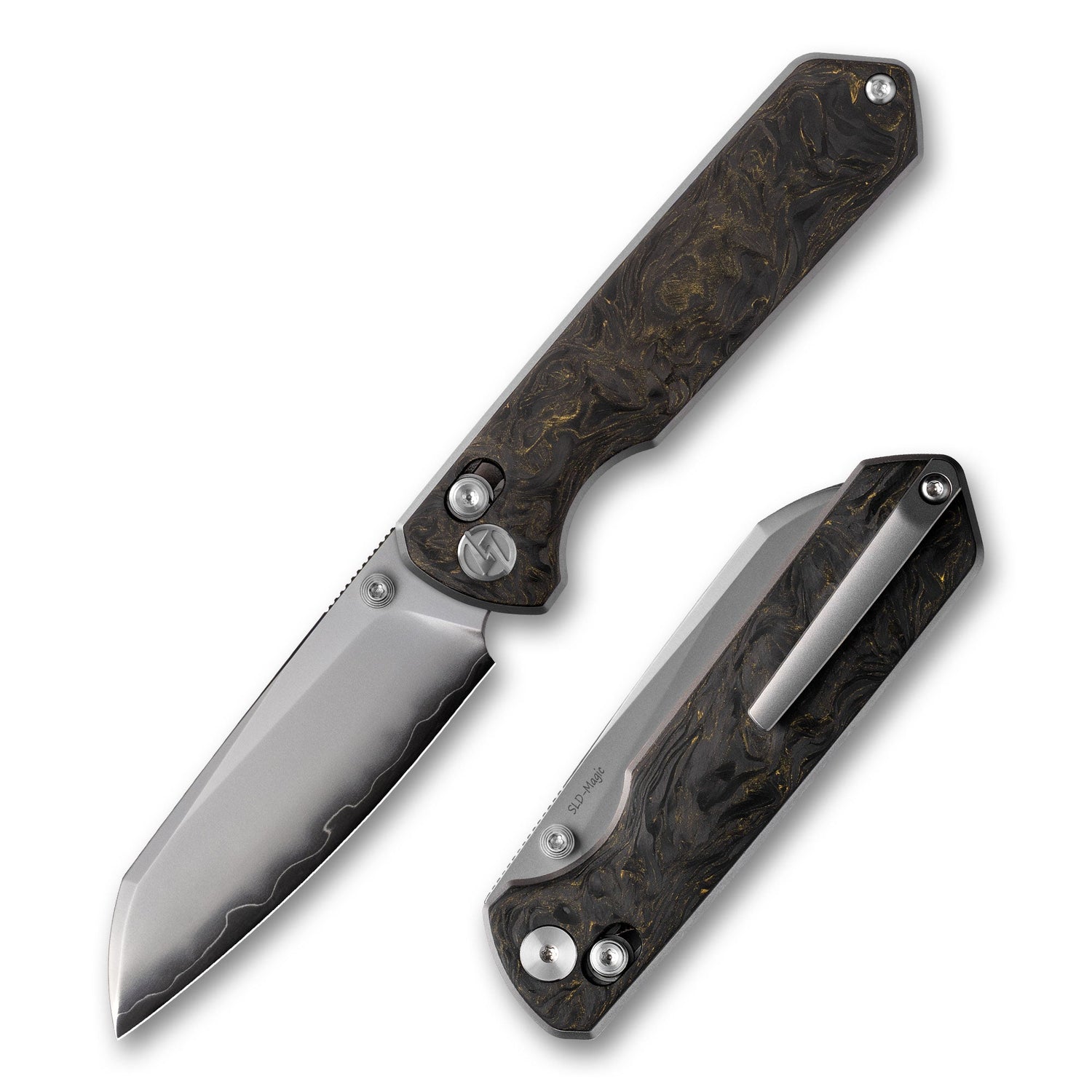 Imperial Penguin M060(3.35''+SLD Magic+Carbon fibre)-Axis lock-thumb stud