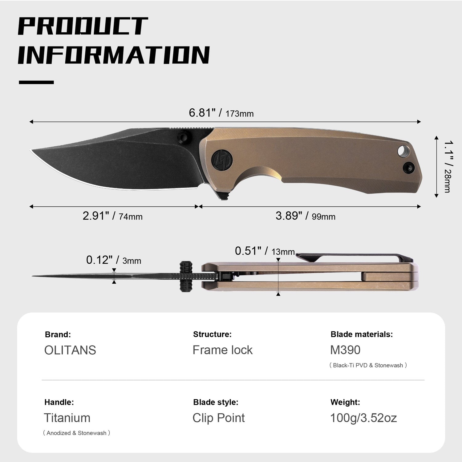 Ti-Bomber 2.0 T068（2.95
